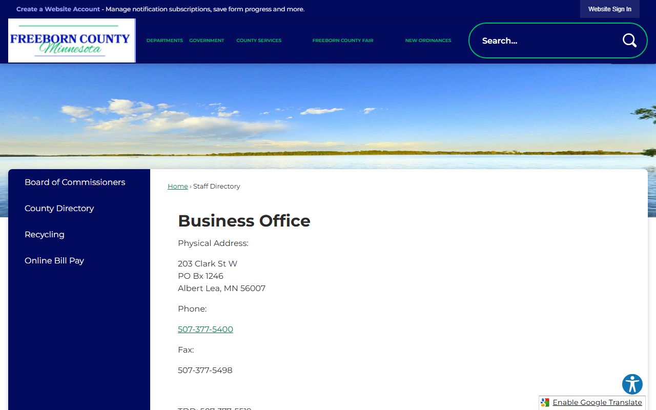 Freeborn County Detention Center arrest records and inmate search