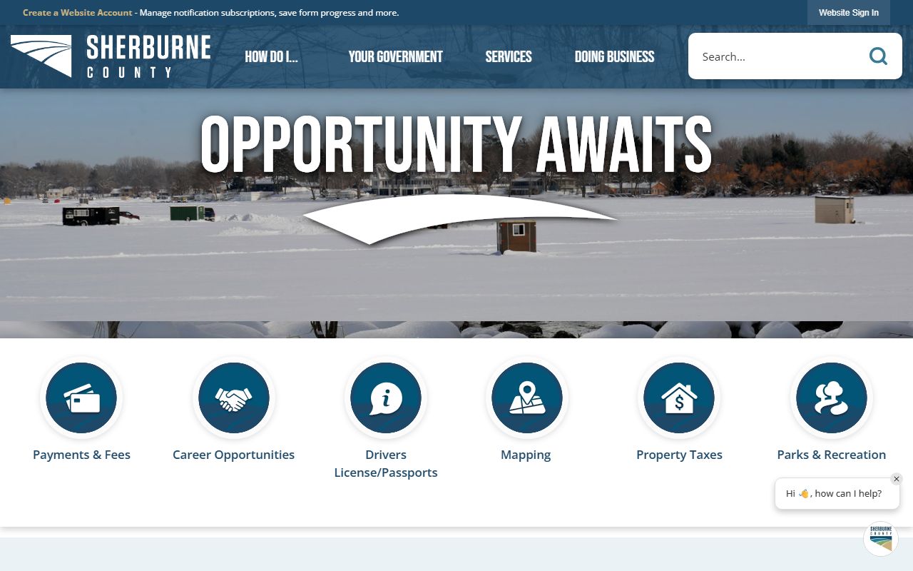 Sherburne County Minnesota main county website