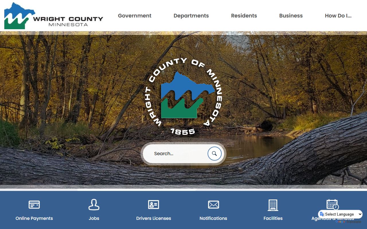 Wright County main website for Minnesota arrest records