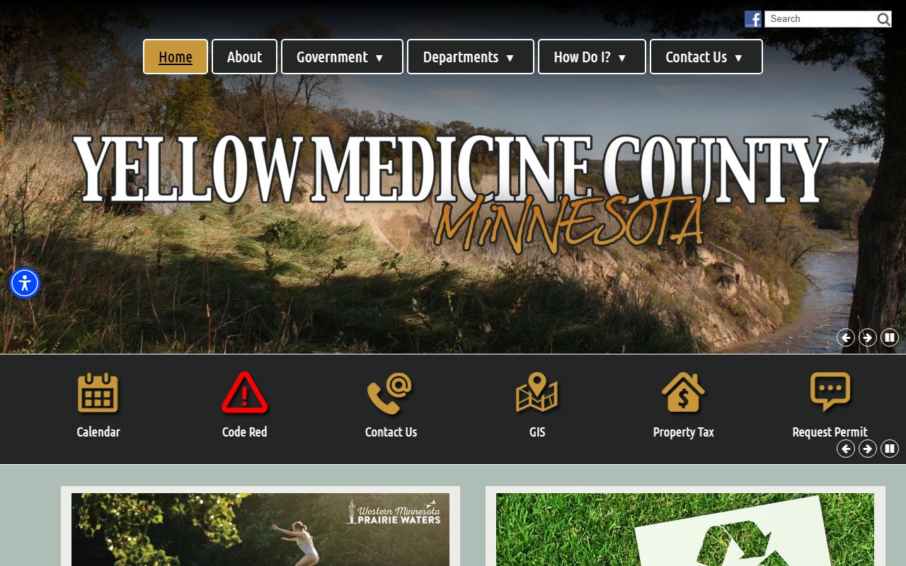Yellow Medicine County main website for Minnesota arrest records